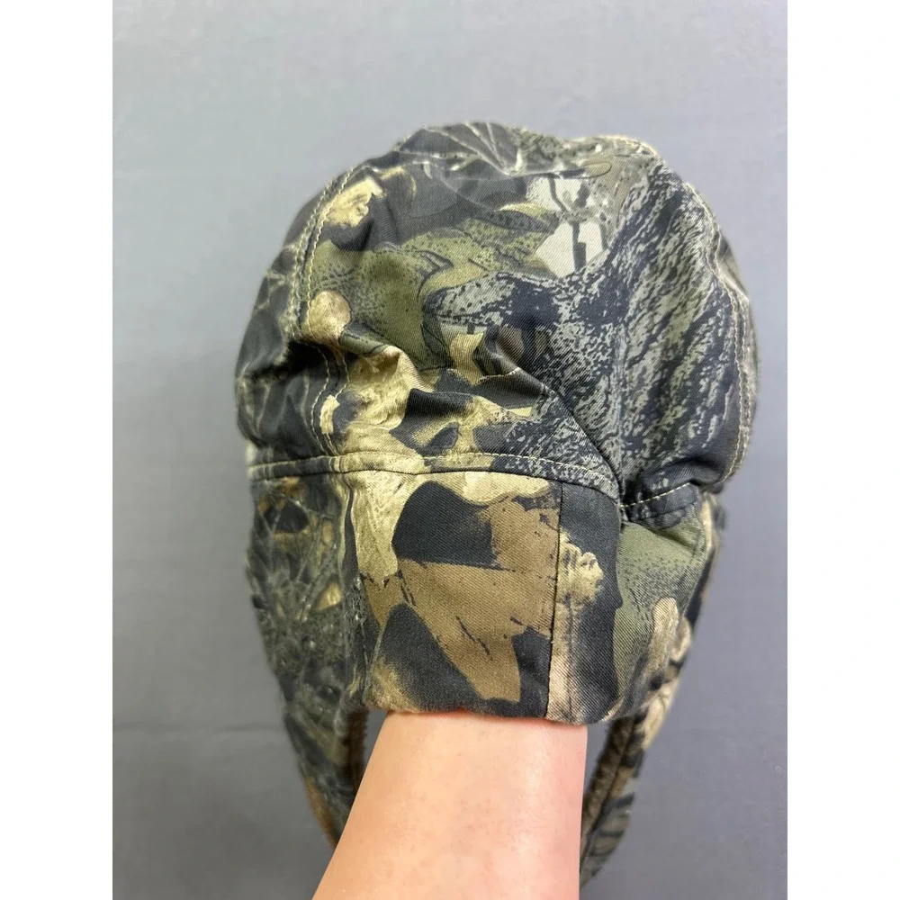 Columbia Mossy Oak Camo Trapper Hat Sherpa Lined Ear Flap Hunting‎ Cap Men's XXL